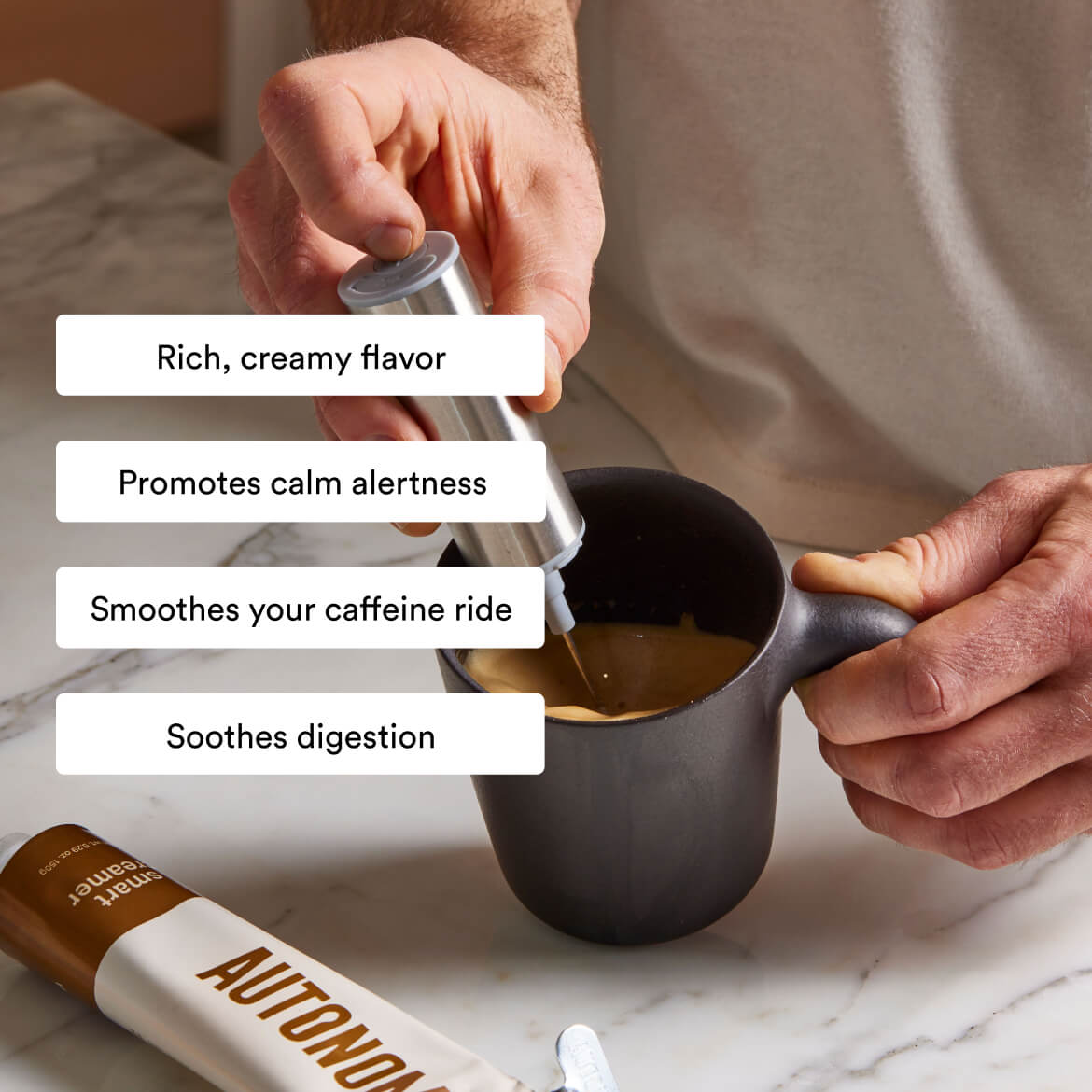 10 Servings AUTONOMY Smart Creamer