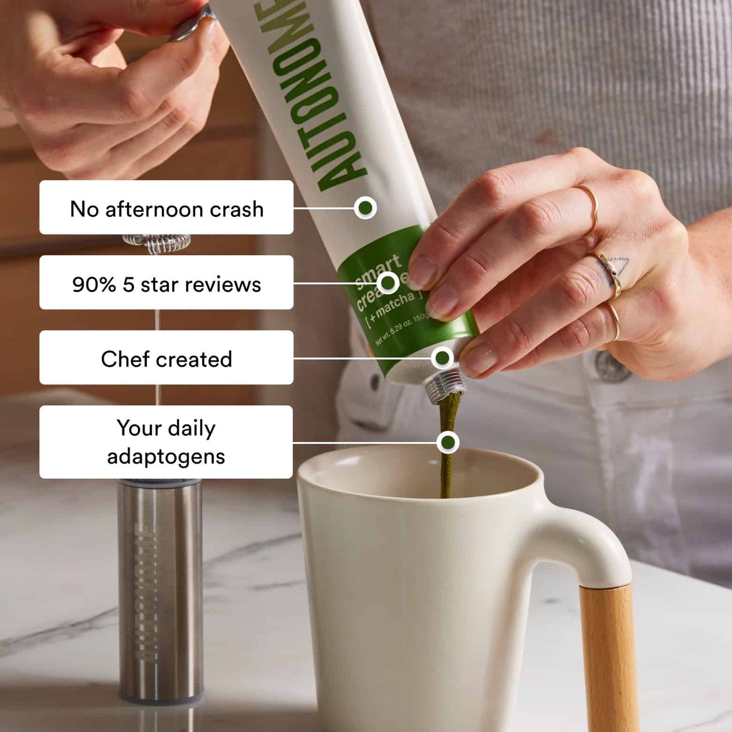 10 Servings of AUTONOMY Smart Matcha Latte